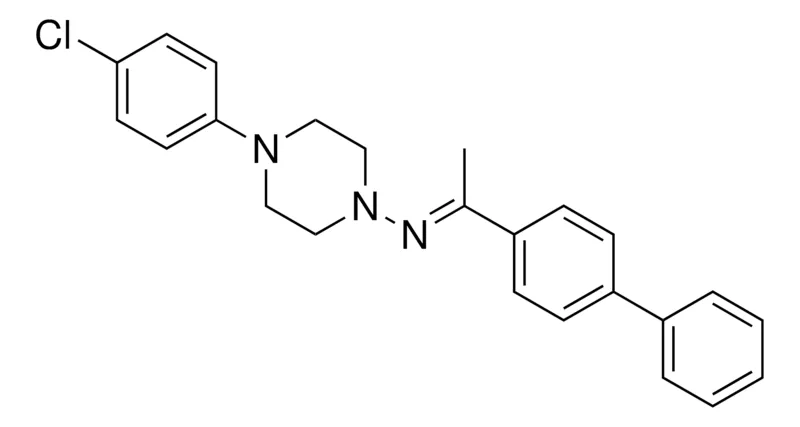 Sigma-Aldrich (1-BIPHENYL-4-YL-ETHYLIDENE)-(4-(4-CHLORO-PHENYL)-PIPERAZIN-1-YL)-AMINE,AldrichCPR