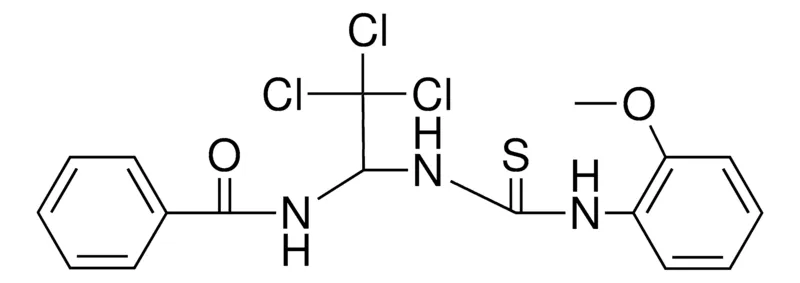 Sigma-Aldrich N-(2,2,2-TRICHLORO-1-(3-(2-METHOXY-PHENYL)-THIOUREIDO)-ETHYL)-BENZAMIDE,AldrichCPR