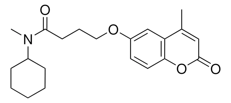 Sigma-Aldrich N-CYCLOHEXYL-N-METHYL-4-((4-METHYL-2-OXO-2H-CHROMEN-6-YL)OXY)BUTANAMIDE,AldrichCPR