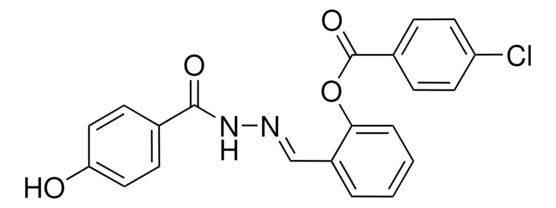 Sigma-Aldrich 2-(2-(4-HYDROXYBENZOYL)CARBOHYDRAZONOYL)PHENYL 4-CHLOROBENZOATE,AldrichCPR