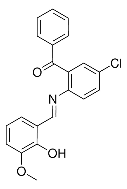 Sigma-Aldrich 5-CHLORO-2-(O-VANILLYLIDENEAMINO)BENZOPHENONE,AldrichCPR