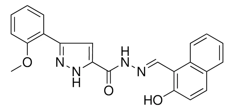 Sigma-Aldrich 5(2-MEO-PH)2H-PYRAZOLE-3CARBOXYLIC ACID (2-HO-NAPHTHALEN-1-YLMETHYLENE)HYDRAZIDE,AldrichCPR