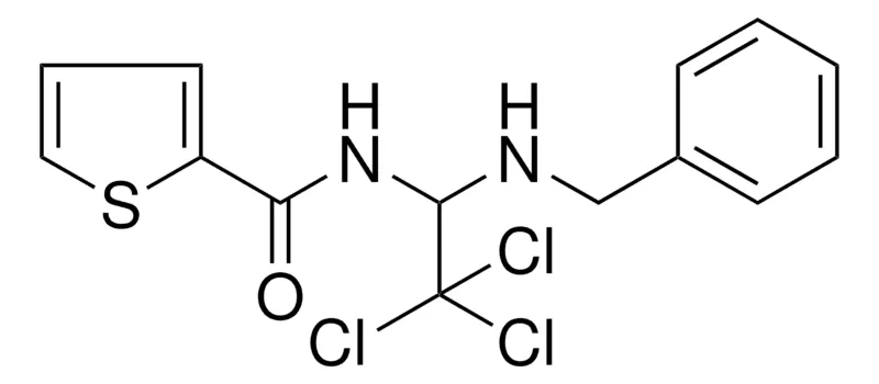 Sigma-Aldrich THIOPHENE-2-CARBOXYLIC ACID (1-BENZYLAMINO-2,2,2-TRICHLORO-ETHYL)-AMIDE,AldrichCPR