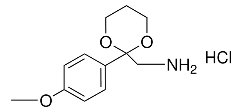 Sigma-Aldrich 2-(AMINOMETHYL)-2-(4-METHOXYPHENYL)-1,3-DIOXOLANE HYDROCHLORIDE,AldrichCPR