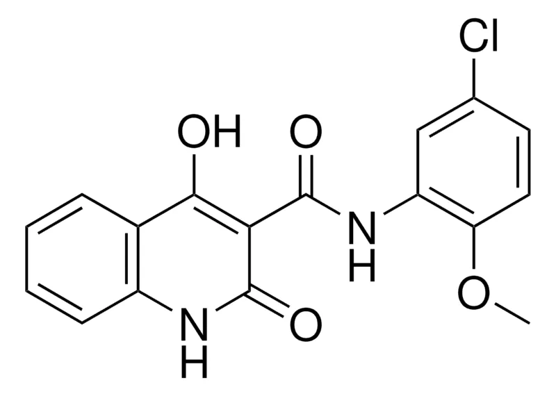 Sigma-Aldrich 4-HO-2-OXO-1,2-2H-QUINOLINE-3-CARBOXYLIC ACID (5-CHLORO-2-METHOXY-PHENYL)-AMIDE,AldrichCPR