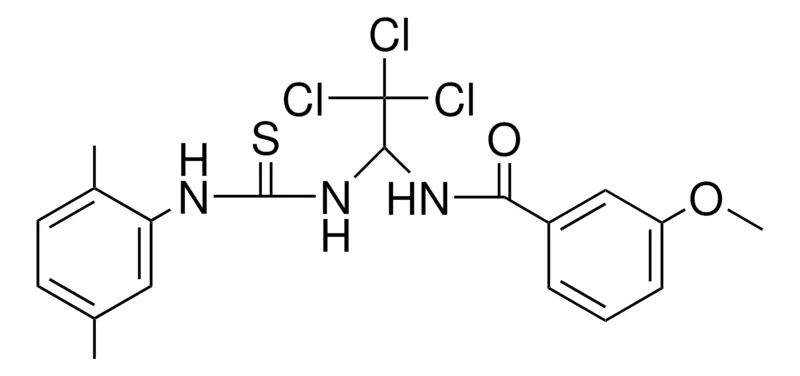 Sigma-Aldrich 3-MEO-N-(2,2,2-TRICHLORO-1-(3-(2,5-DIMETHYL-PHENYL)-THIOUREIDO)-ETHYL)-BENZAMIDE,AldrichCPR