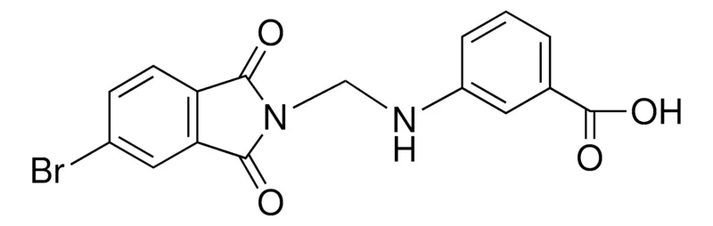Sigma-Aldrich 3-((5-BROMO-1,3-DIOXO-1,3-DIHYDRO-ISOINDOL-2-YLMETHYL)-AMINO)-BENZOIC ACID,AldrichCPR