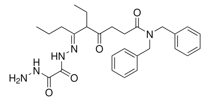 Sigma-Aldrich N,N-DIBENZYL-5-ETHYL-6-((HYDRAZINO(OXO)ACETYL)HYDRAZONO)-4-OXONONANAMIDE,AldrichCPR