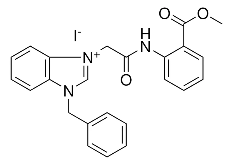 Sigma-Aldrich 3-BENZYL-1-(2-(2-(MEO-CARBONYL)ANILINO)-2-OXOETHYL)-3H-BENZIMIDAZOL-1-IUM IODIDE，AldrichCPR