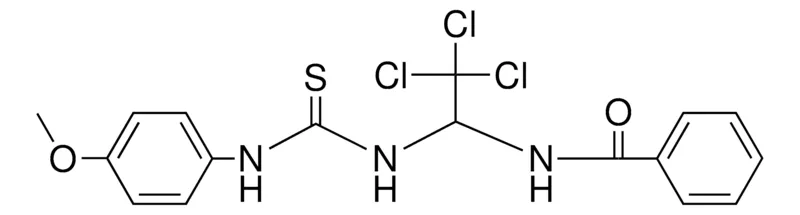 Sigma-Aldrich N-(2,2,2-TRICHLORO-1-(3-(4-METHOXY-PHENYL)-THIOUREIDO)-ETHYL)-BENZAMIDE,AldrichCPR