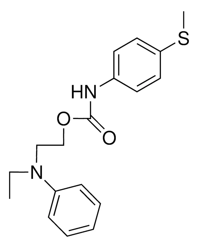 Sigma-Aldrich 2-(N-ETHYLANILINO)ETHYL N-(4-(METHYLTHIO)PHENYL)CARBAMATE,AldrichCPR