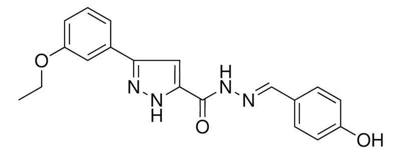 Sigma-Aldrich 3-(3-ETHOXYPHENYL)-N'-(4-HYDROXYBENZYLIDENE)-1H-PYRAZOLE-5-CARBOHYDRAZIDE,AldrichCPR