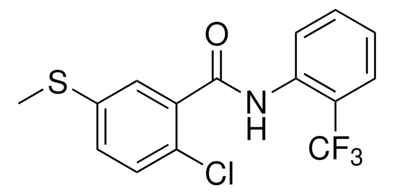Sigma-Aldrich 2-CHLORO-5-(METHYLTHIO)-N-(2-(TRIFLUOROMETHYL)PHENYL)BENZAMIDE，AldrichCPR