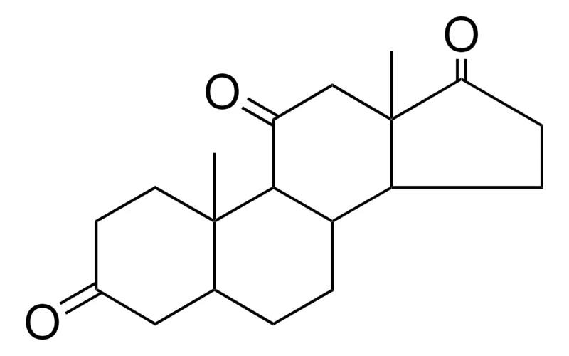 Sigma-Aldrich 10,13-DIMETHYL-TETRADECAHYDRO-CYCLOPENTA(A)PHENANTHRENE-3,11,17-TRIONE,AldrichCPR