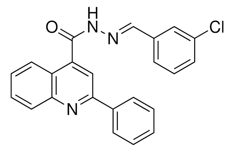 Sigma-Aldrich 2-PHENYL-QUINOLINE-4-CARBOXYLIC ACID (3-CHLORO-BENZYLIDENE)-HYDRAZIDE,AldrichCPR