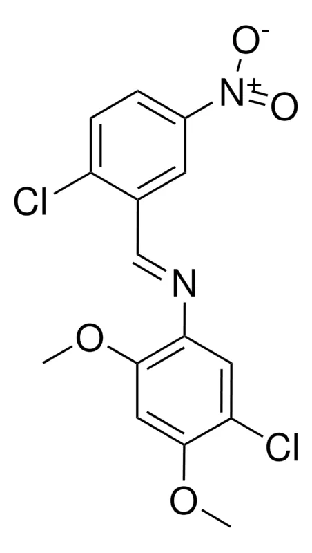 Sigma-Aldrich 5-CHLORO-N-(2-CHLORO-5-NITROBENZYLIDENE)-2,4-DIMETHOXY-ANILINE,AldrichCPR