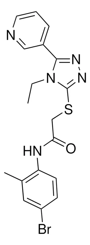 Sigma-Aldrich N-(4-BROMO-2-METHYLPHENYL)-2-{[4-ETHYL-5-(3-PYRIDINYL)-4H-1,2,4-TRIAZOL-3-YL]SULFANYL}ACETAMIDE，AldrichCPR