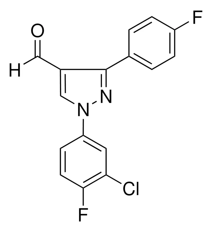 Sigma-Aldrich 1-(3-CHLORO-4-FLUOROPHENYL)-3-(4-FLUOROPHENYL)-1H-PYRAZOLE-4-CARBALDEHYDE,AldrichCPR