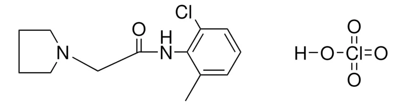 Sigma-Aldrich 6'-CHLORO-1-PYRROLIDINEACETO-ORTHO-TOLUIDIDE PERCHLORATE，AldrichCPR