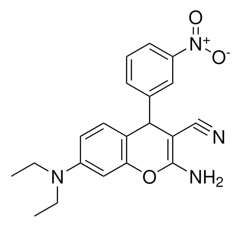 Sigma-Aldrich 2-AMINO-7-DIETHYLAMINO-4-(3-NITRO-PHENYL)-4H-CHROMENE-3-CARBONITRILE,AldrichCPR