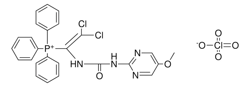 Sigma-Aldrich (DICHLORO-1-(3-(MEO-PYRIMIDIN-YL)-UREIDO)-VINYL)-TRI-PH-PHOSPHONIUM, PERCHLORATE,AldrichCPR