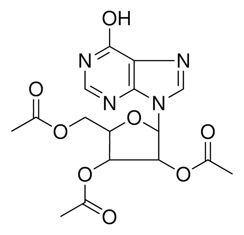 Sigma-Aldrich ACETIC ACID 3,4-DIACETOXY-5-(6-HO-PURIN-9-YL)-TETRAHYDRO-FURAN-2-YLMETHYL ESTER,AldrichCPR
