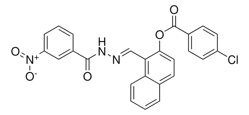 Sigma-Aldrich 1-(2-(3-NITROBENZOYL)CARBOHYDRAZONOYL)-2-NAPHTHYL 4-CHLOROBENZOATE,AldrichCPR