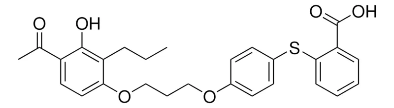 Sigma-Aldrich 2-([4-[3-(4-ACETYL-3-HYDROXY-2-PROPYLPHENOXY)PROPOXY]PHENYL]SULFANYL)BENZOIC ACID，AldrichCPR