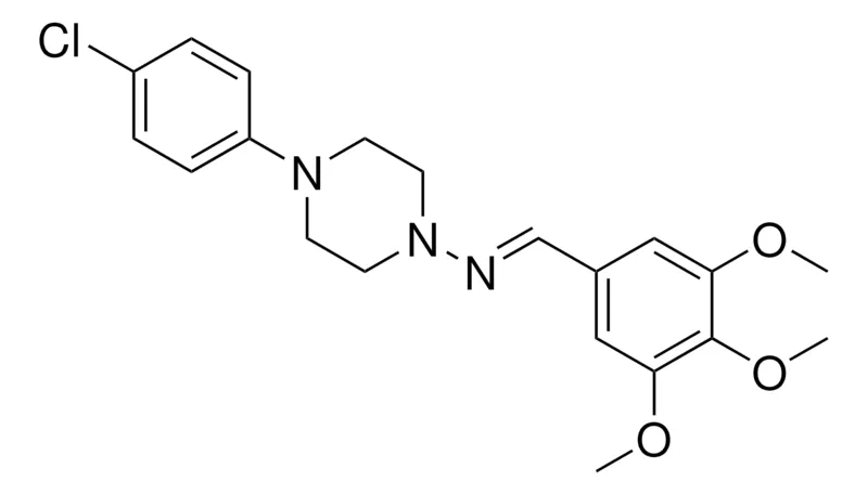 Sigma-Aldrich (4-(4-CHLORO-PHENYL)-PIPERAZIN-1-YL)-(3,4,5-TRIMETHOXY-BENZYLIDENE)-AMINE,AldrichCPR