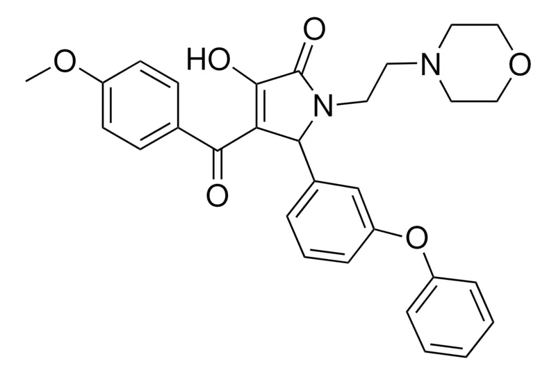 Sigma-Aldrich 3-HYDROXY-4-(4-METHOXYBENZOYL)-1-[2-(4-MORPHOLINYL)ETHYL]-5-(3-PHENOXYPHENYL)-1,5-DIHYDRO-2H-PYRROL-2-ONE，AldrichCPR