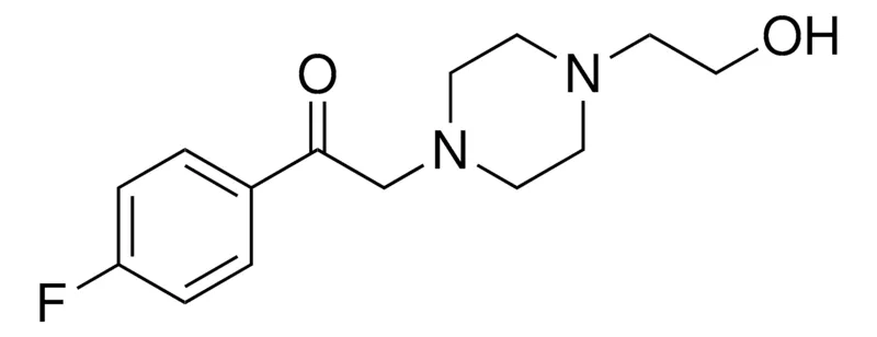 Sigma-Aldrich 1-(4-FLUOROPHENYL)-2-(4-(2-HYDROXYETHYL)-1-PIPERAZINYL)ETHANONE,AldrichCPR
