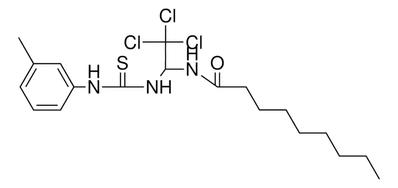 Sigma-Aldrich NONANOIC ACID (2,2,2-TRICHLORO-1-(3-M-TOLYL-THIOUREIDO)-ETHYL)-AMIDE,AldrichCPR