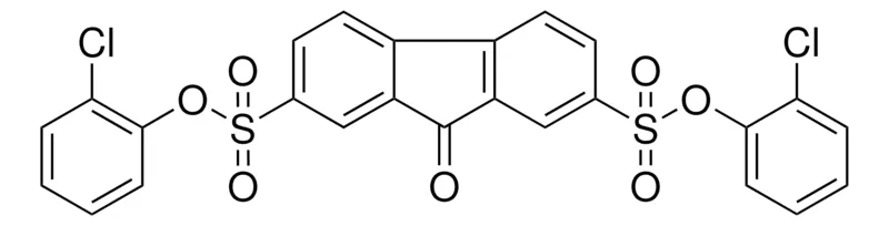 Sigma-Aldrich 9-OXO-9H-FLUORENE-2,7-DISULFONIC ACID BIS-(2-CHLORO-PHENYL) ESTER,AldrichCPR