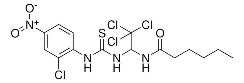 Sigma-Aldrich HEXANOIC ACID (2,2,2-TRICHLORO-1-(3-(2-CL-4-NITRO-PH)-THIOUREIDO)-ETHYL)-AMIDE,AldrichCPR