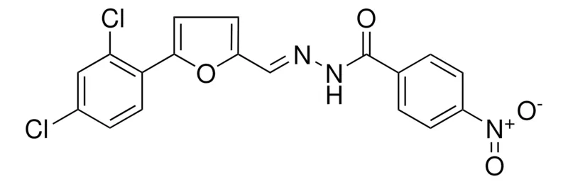 Sigma-Aldrich 4-NITRO-BENZOIC ACID (5-(2,4-DICHLORO-PHENYL)-FURAN-2-YLMETHYLENE)-HYDRAZIDE,AldrichCPR