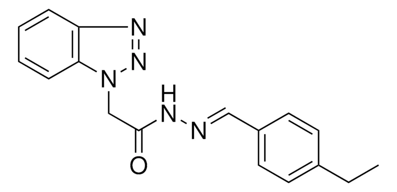 Sigma-Aldrich 2-BENZOTRIAZOL-1-YL-ACETIC ACID (4-ETHYL-BENZYLIDENE)-HYDRAZIDE,AldrichCPR