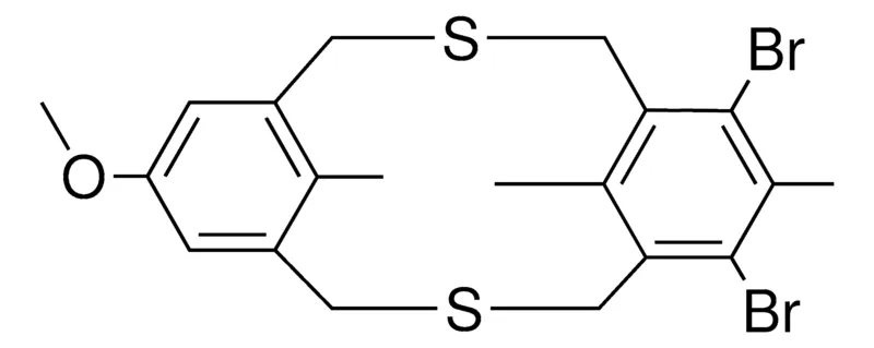 Sigma-Aldrich 6,8-DIBROMO-15-MEO-TRIMETHYL-3,11-DITHIA-TRICYCLO(11.3.1.1(5,9))OCTADECA-HEXAENE,AldrichCPR
