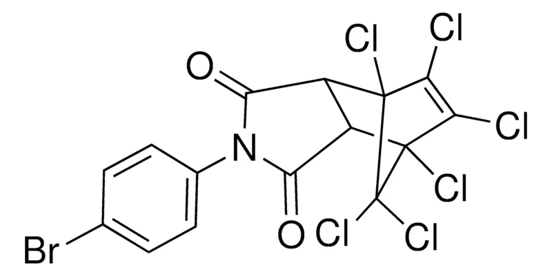 Sigma-Aldrich N-(4-BROMOPHENYL)-1,4,5,6,7,7-HEXACHLORO-5-NORBORNENE-2,3-DICARBOXIMIDE,AldrichCPR