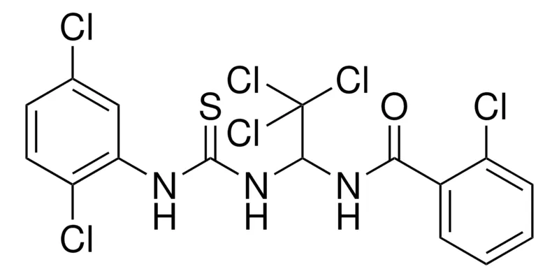 Sigma-Aldrich 2-CL-N-(2,2,2-TRICHLORO-1-(3-(2,5-DICHLORO-PHENYL)-THIOUREIDO)-ETHYL)-BENZAMIDE,AldrichCPR