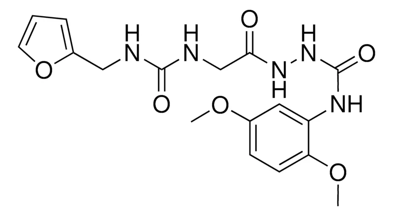 Sigma-Aldrich 4-(2,5-DIMETHOXYPHENYL)-1-(3-FURFURYLUREIDOACETYL)SEMICARBAZIDE,AldrichCPR