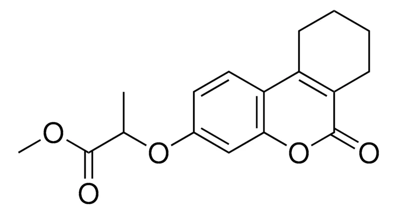 Sigma-Aldrich 2-(6-OXO-7,8,9,10-TETRAHYDRO-6H-BENZO(C)CHROMEN-3-YLOXY)-PROPIONIC ACID ME ESTER，AldrichCPR