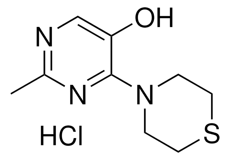 Sigma-Aldrich 2-METHYL-4-(4-THIOMORPHOLINYL)-5-PYRIMIDINOL HYDROCHLORIDE,AldrichCPR