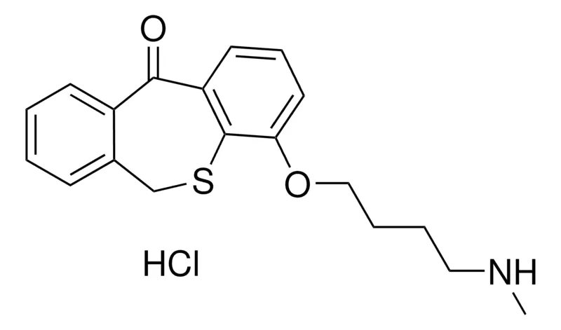 Sigma-Aldrich 4-(4-(METHYLAMINO)BUTOXY)DIBENZO(B,E)THIEPIN-11(6H)-ONE HYDROCHLORIDE,AldrichCPR