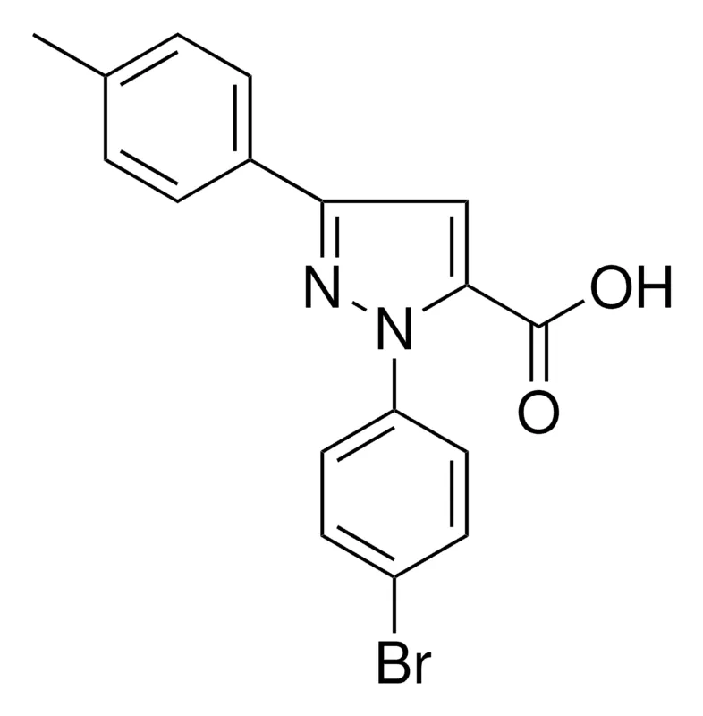 Sigma-Aldrich 1-(4-BROMOPHENYL)-3-(4-METHYLPHENYL)-1H-PYRAZOLE-5-CARBOXYLIC ACID,AldrichCPR