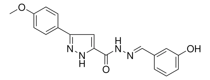 Sigma-Aldrich 5-(4-MEO-PHENYL)-2H-PYRAZOLE-3-CARBOXYLIC ACID (3-HYDROXY-BENZYLIDENE)-HYDRAZIDE，AldrichCPR