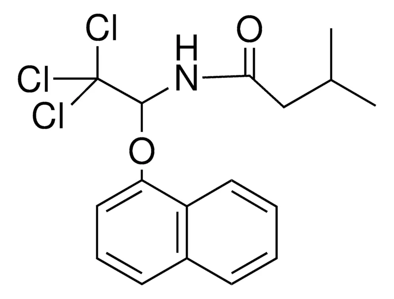 Sigma-Aldrich 3-METHYL-N-(2,2,2-TRICHLORO-1-(NAPHTHALEN-1-YLOXY)-ETHYL)-BUTYRAMIDE,AldrichCPR