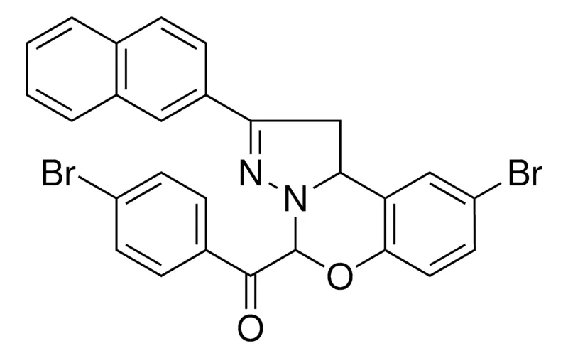 Sigma-Aldrich [9-BROMO-2-(2-NAPHTHYL)-1,10B-DIHYDROPYRAZOLO[1,5-C][1,3]BENZOXAZIN-5-YL](4-BROMOPHENYL)METHANONE，AldrichCPR