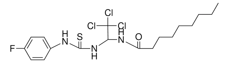 Sigma-Aldrich NONANOIC ACID (2,2,2-TRICHLORO-1-(3-(4-FLUORO-PHENYL)-THIOUREIDO)-ETHYL)-AMIDE,AldrichCPR