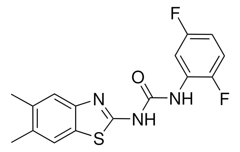 Sigma-Aldrich 1-(2,5-DIFLUOROPHENYL)-3-(5,6-DIMETHYL-2-BENZOTHIAZOLYL)UREA,AldrichCPR