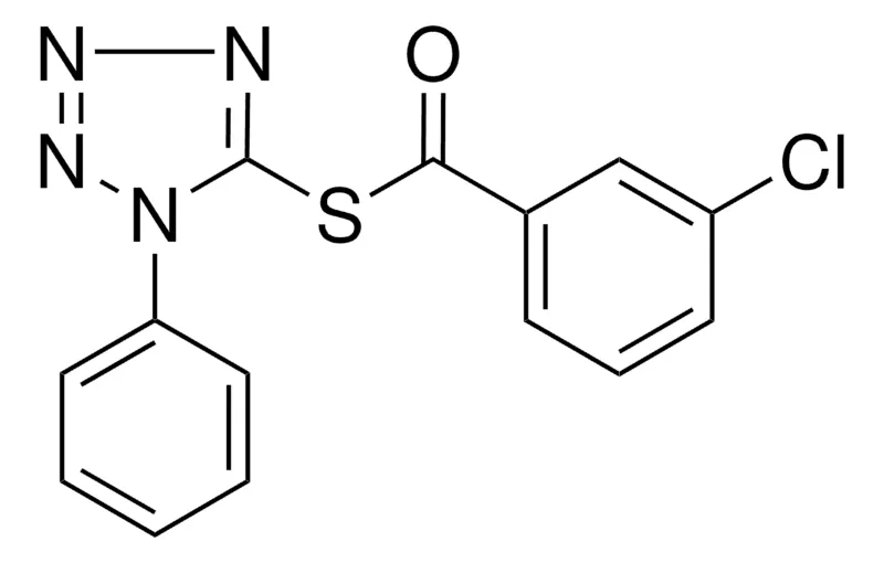 Sigma-Aldrich 3-CHLORO-THIOBENZOIC ACID S-(1-PHENYL-1H-TETRAZOL-5-YL) ESTER,AldrichCPR